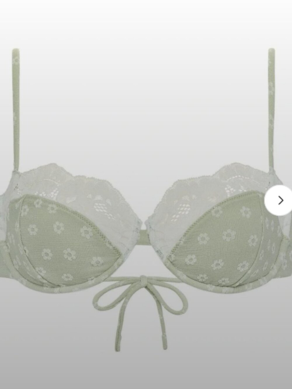 Montce Swim Jade Floral Lena Top & Brasil Bottom S